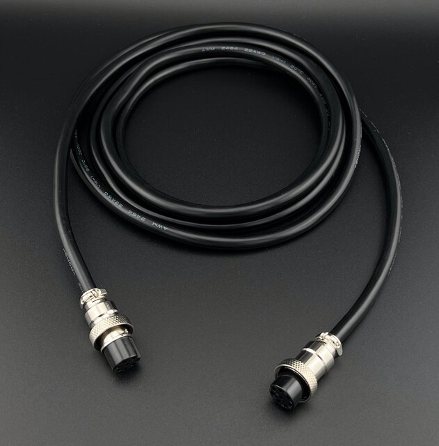 GX16-8P, "8 pin round Mic" cable