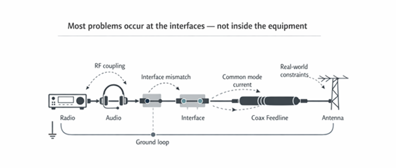 Amateur radio problem diagram